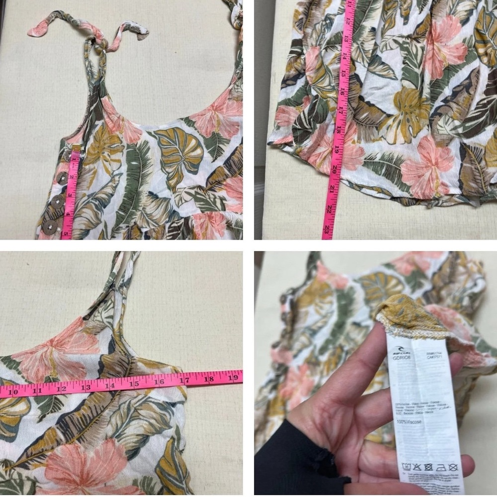 Rip Curl XS tie shoulder mini dress - Picture 3 of 8